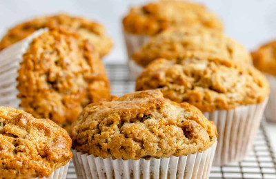 Vegan Muffins Made with Zucchini