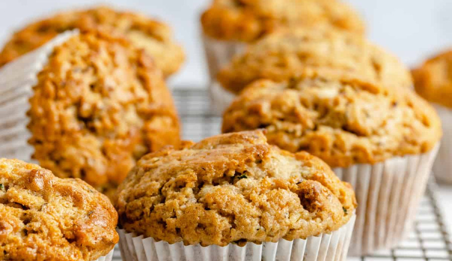 Vegan Muffins Made with Zucchini