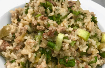 Dirty Rice with Hatch Chiles