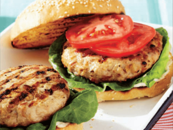 MoMo's Turkey Burgers on the Grill