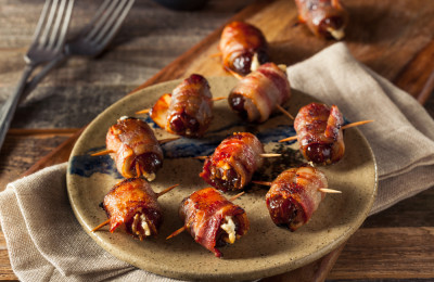 Bacon-Wrapped Stuffing Bites