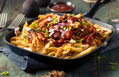 BBQ Pulled Pork Poutine