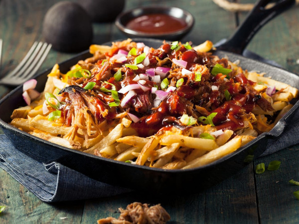 BBQ Pulled Pork Poutine