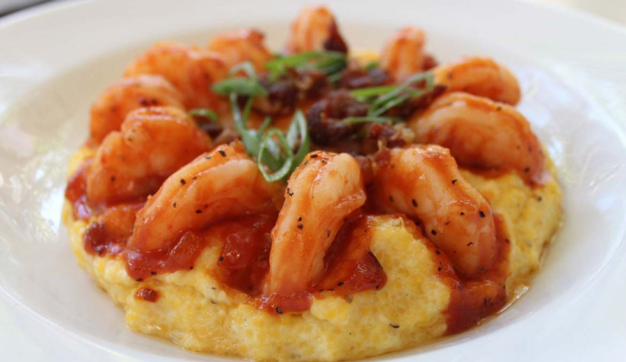 BBQ Shrimp with Grits