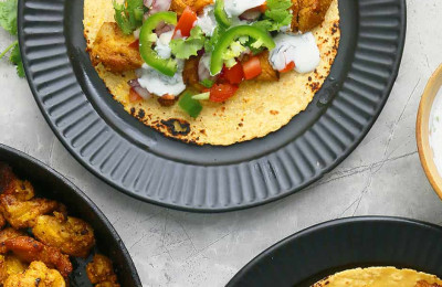 Taco with an Indian Twist