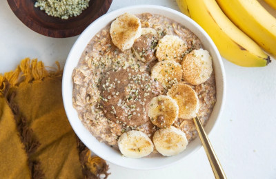 Sunflower Seed and Banana Oatmeal