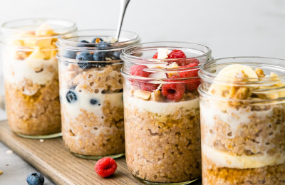 Overnight Oatmeal Jars