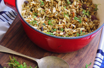 Mint Barley Pilaf