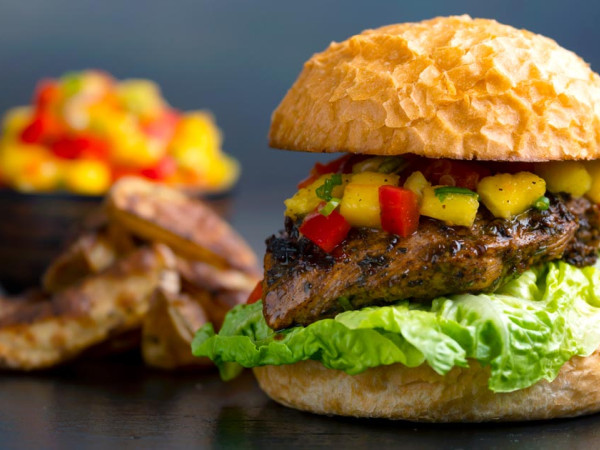 Jo's Tropical Chicken Burgers