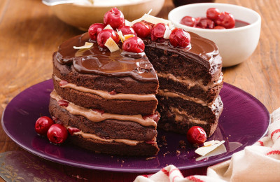 Layered Cherry and Chocolate Delight