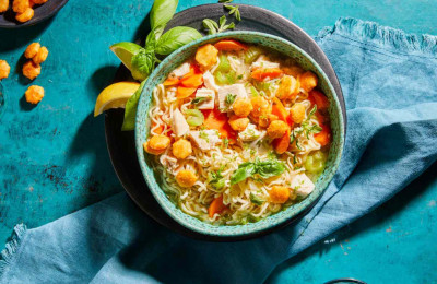 Spicy Sriracha Chicken Soup