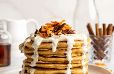 Carrot Pancake Stack