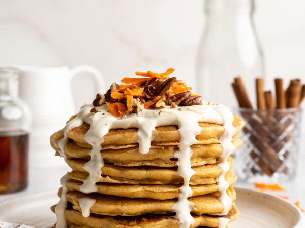 Carrot Pancake Stack