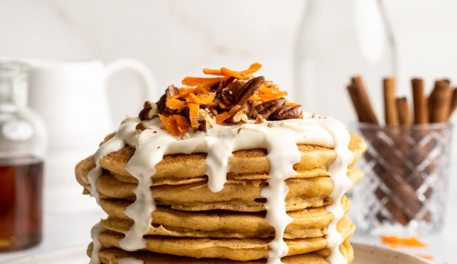 Carrot Pancake Stack