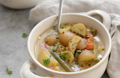 Slow Cooker Gluten-Free Vegan Broth
