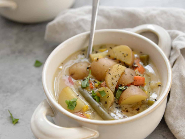 Slow Cooker Gluten-Free Vegan Broth