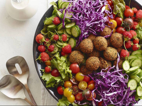Cobb Salad with Falafel