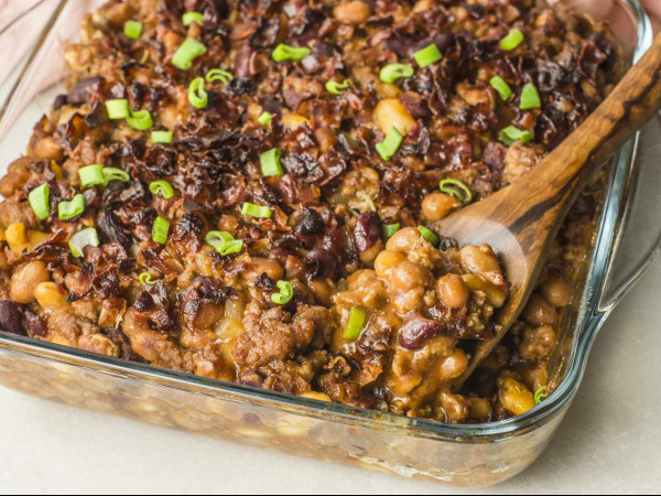 Kidney Bean and Hamburger Casserole