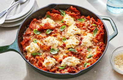 Simple Cheesy Skillet Lasagna