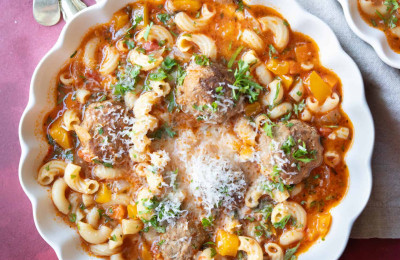 KK's Hearty Italian Meatball Soup