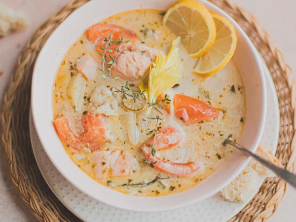 Danielle's Creamy Seafood Soup
