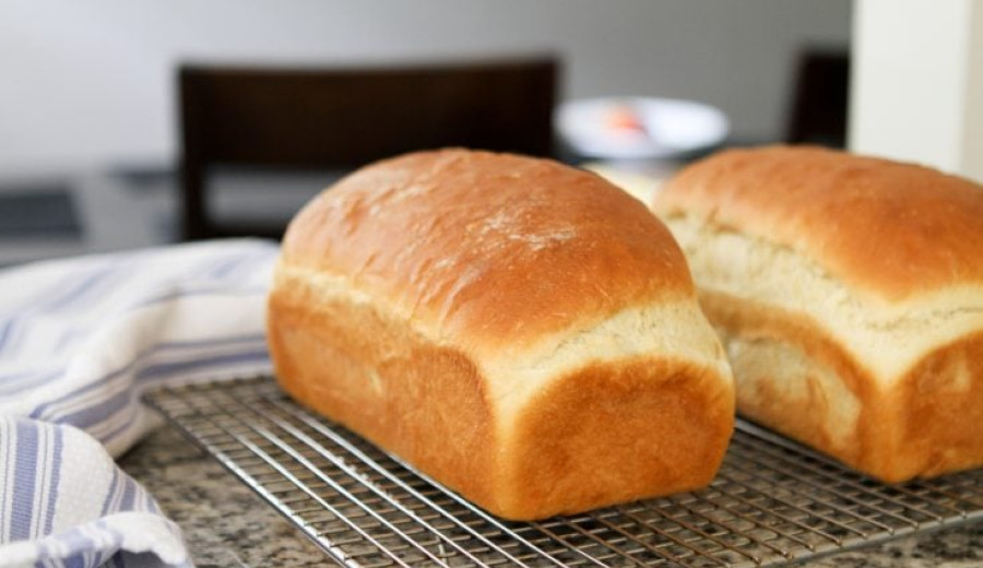 Golden Egg Bread Loaves