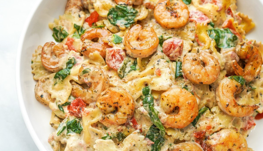 Bare Shrimp Pasta