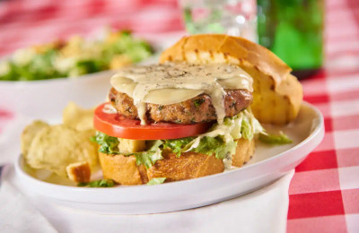 Italian-Style Turkey Burgers on the Grill