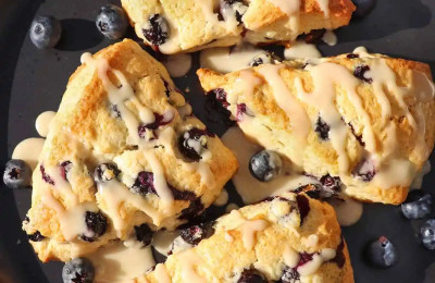 Blueberry and Maple Scones