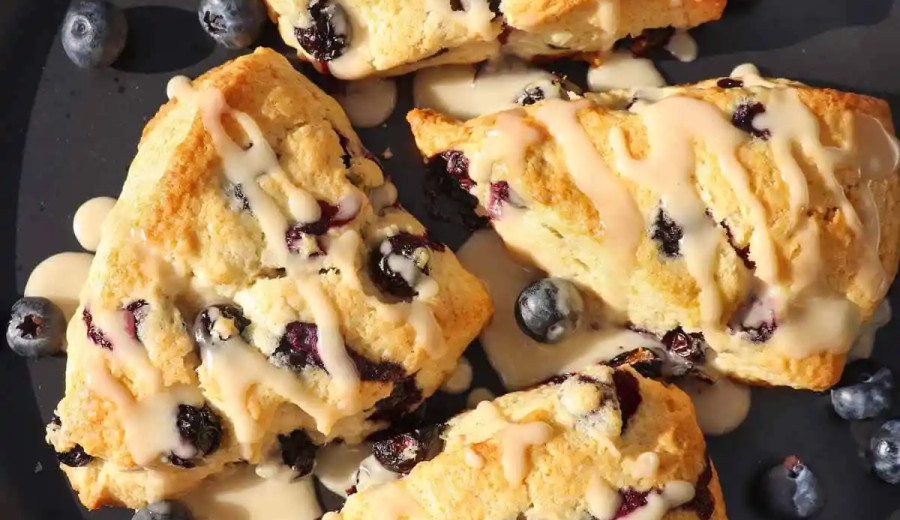 Blueberry and Maple Scones