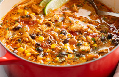 Taco Soup for Two with Chicken