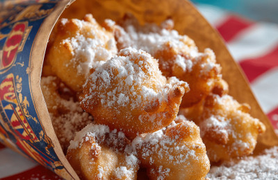 Lightened-Up Air Fryer Funnel Cakes