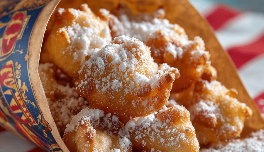 Lightened-Up Air Fryer Funnel Cakes