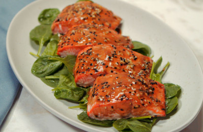 Salmon with a Sweet Glaze