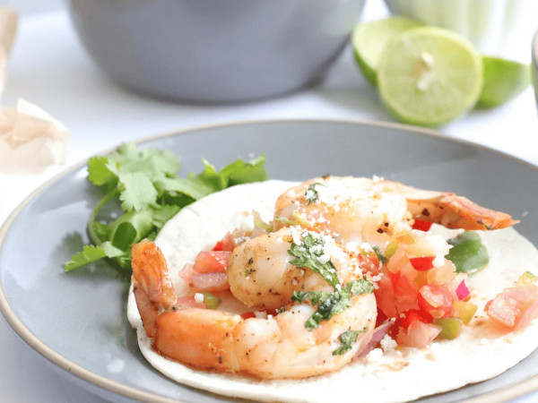 Shrimp Fajitas Made in an Air Fryer