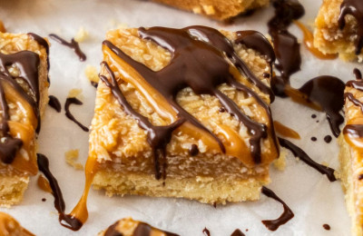 Crispy Coconut Caramel Chocolate Treats