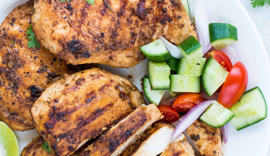 Baked Chicken with Spicy Buttermilk Marinade