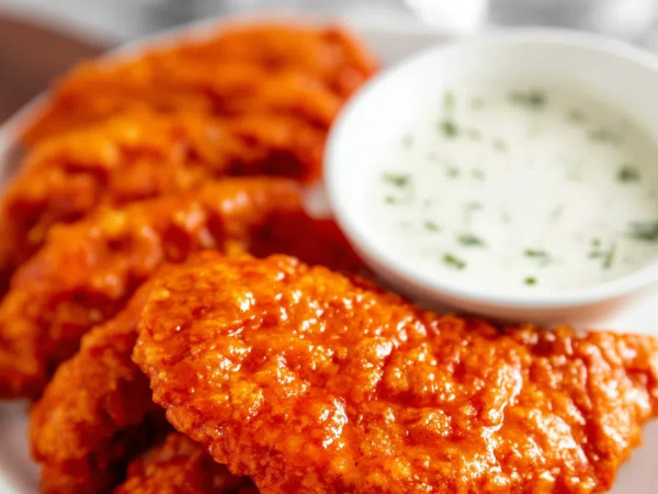 Buffalo Chicken Tenders with Cap'n Crunch® Coating