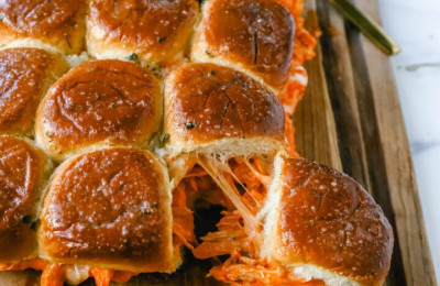 Sliders with Buffalo Chicken Wings