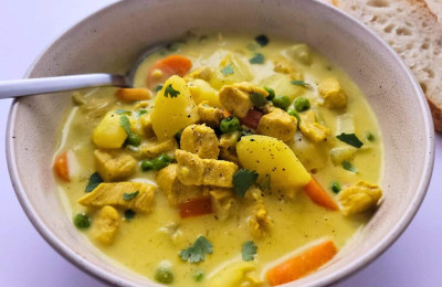 Hearty Curried Chicken Soup