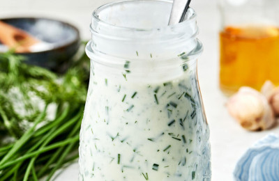 Ranch Dressing Made with Greek Yogurt