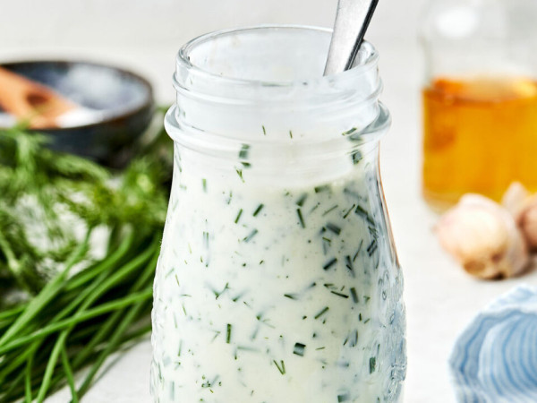 Ranch Dressing Made with Greek Yogurt