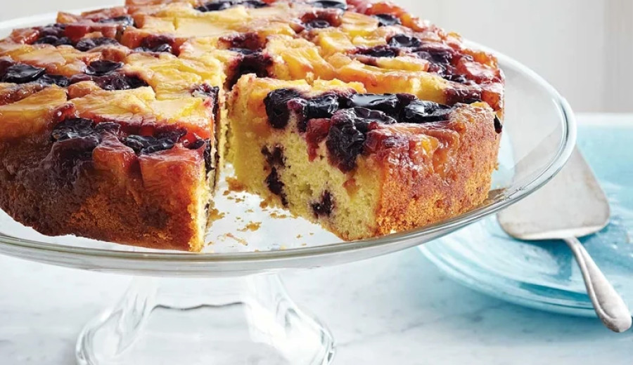 Pineapple and Cherry Upside-Down Cake