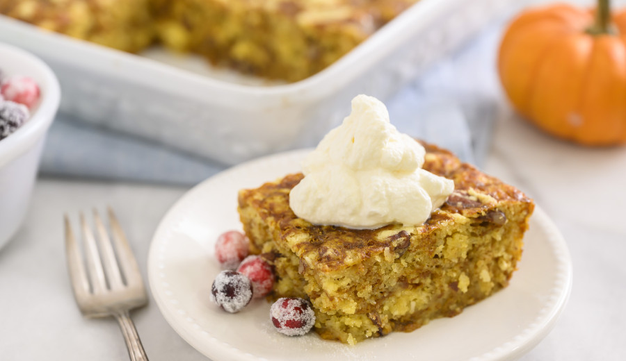 Pumpkin Shaking Cake