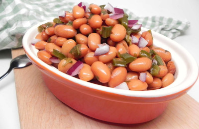 Slow-Cooked Frijoles in Texas Style