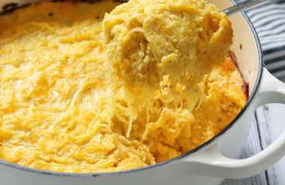 Cheesy Spaghetti Squash Dish