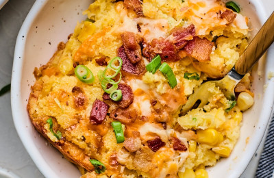 Bacon and Cheese Corn Bake