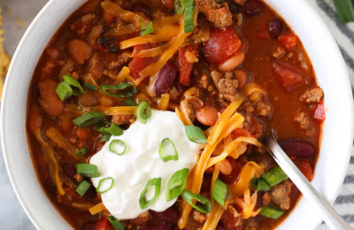 Lean Cowboy Turkey Chili