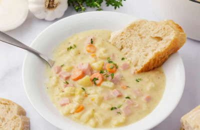 Creamy Ham and Cheese Soup
