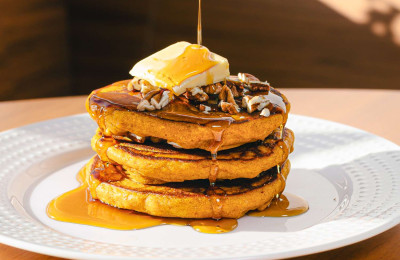 Pumpkin Pancakes with a Twist of Corn